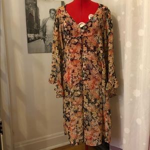 Forever 21 floral duster - L